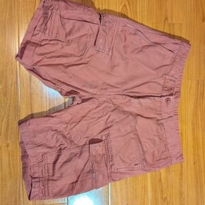 Levi's Men's Cargo Shorts in Rust Red